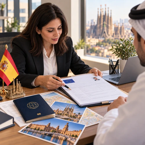جواز سفر وملف تأشيرة إسبانيا من الكويت
